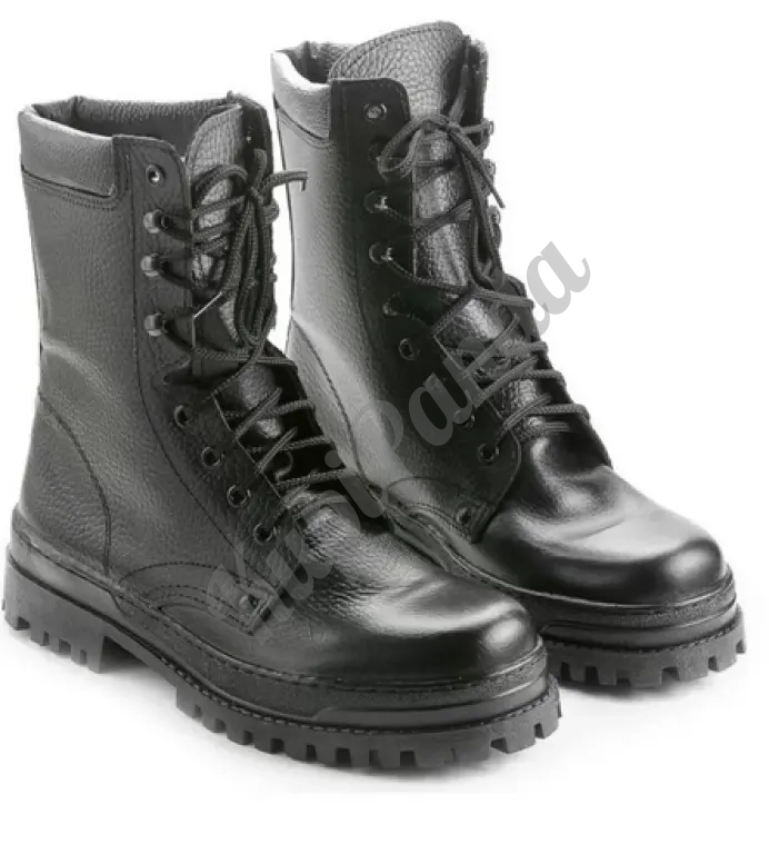 новые кожаные берцы