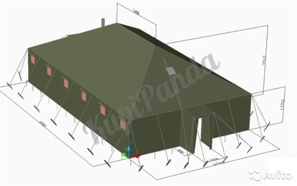 Палатка армейская с хранения