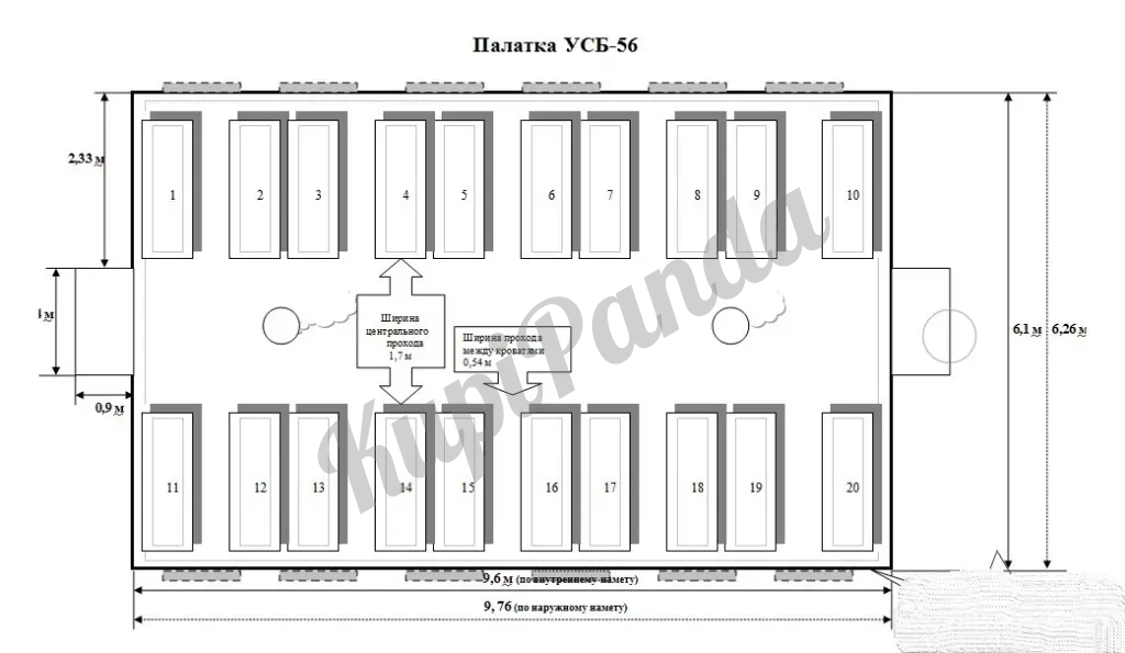 Палатка армейская с хранения