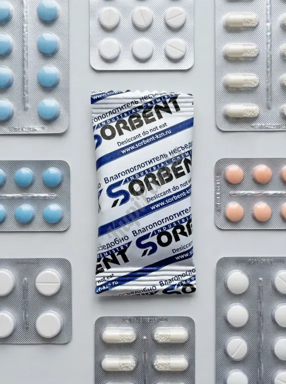 Осушитель фасованный SORBERY PLUS K по 50 грамм.