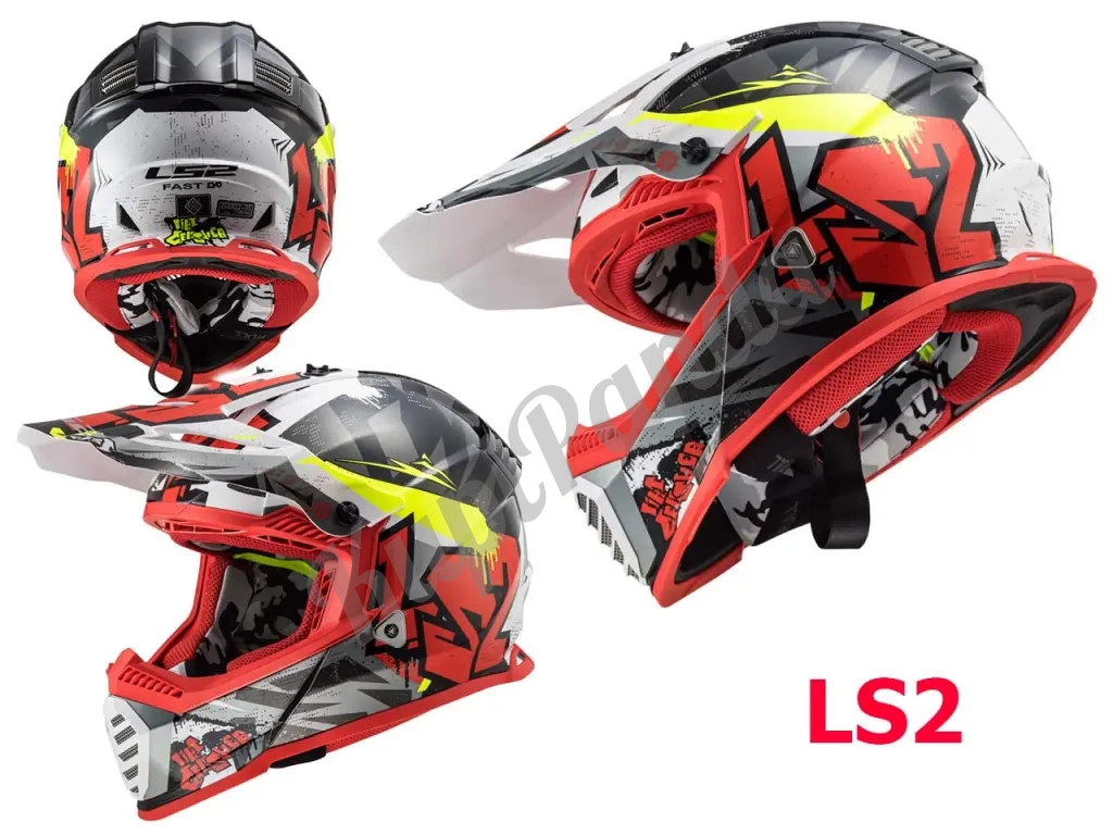 Шлем с очками LS2 кроссовый эндуро НОВЫЙ