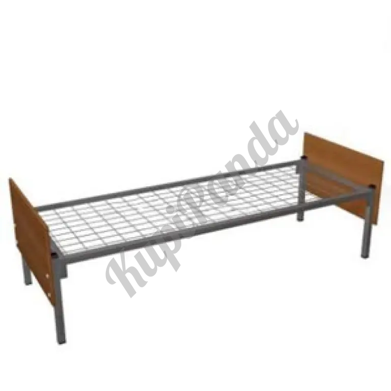 Кровати металлические с ДСП спинками