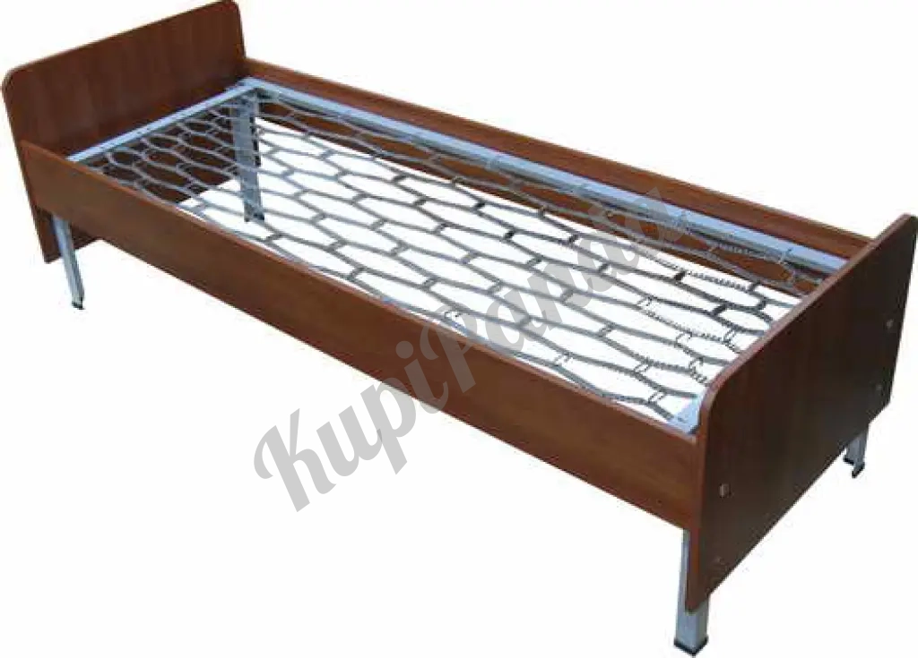 Кровати металлические с ДСП спинками
