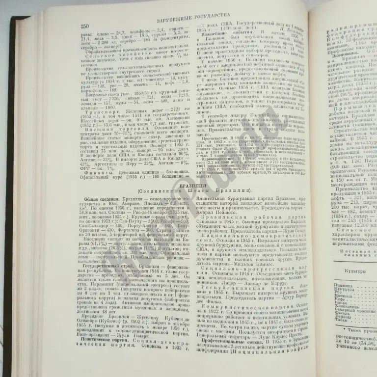 Ежегодник БСЭ 1957 антикварный Первый выпуск серии