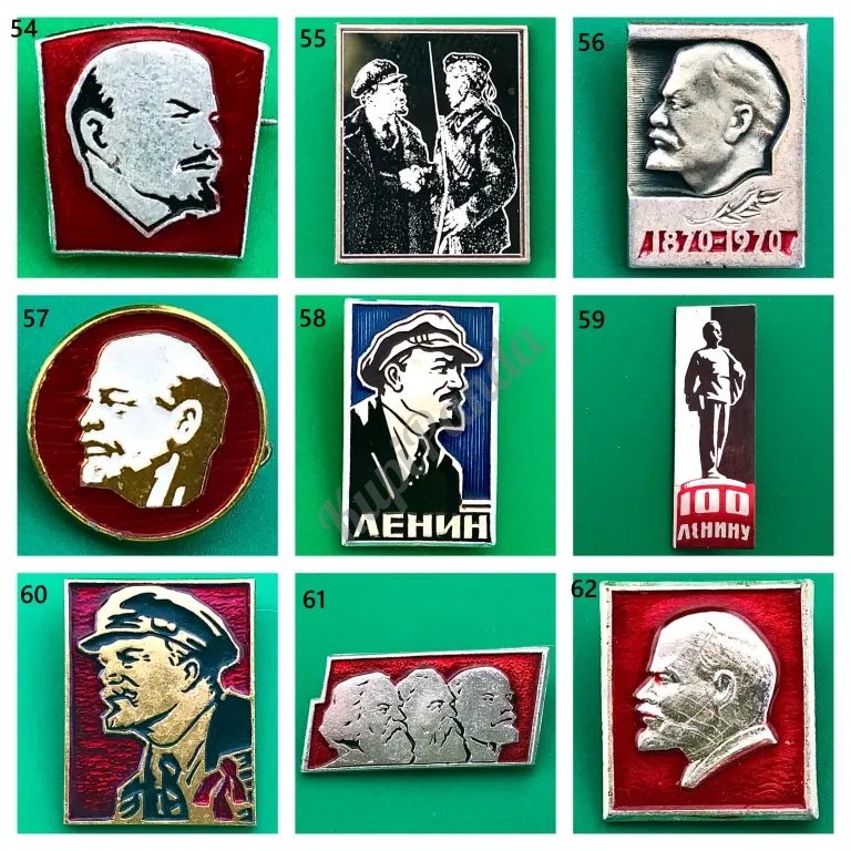 Значки СССР Ленин