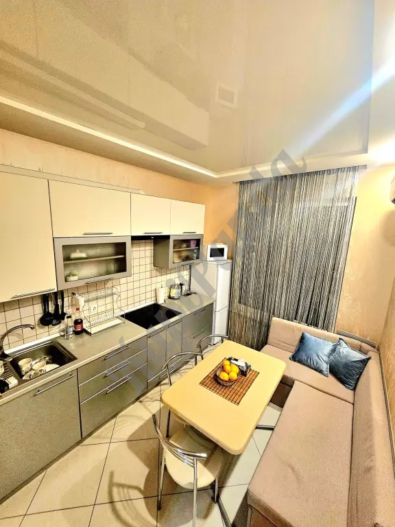 Квартира 40 м², 1 комната, 2 кровати