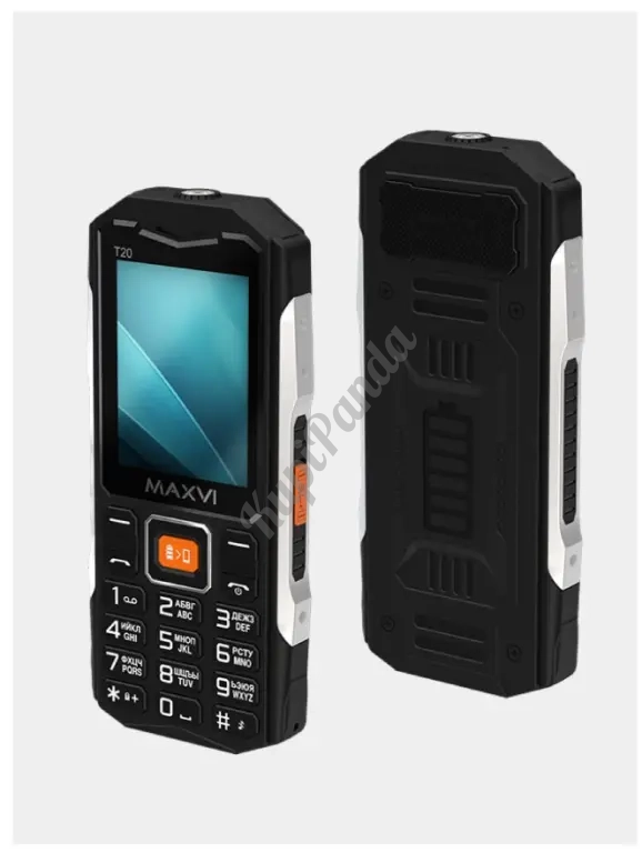 Смартфон maxvi t20 черный новинка