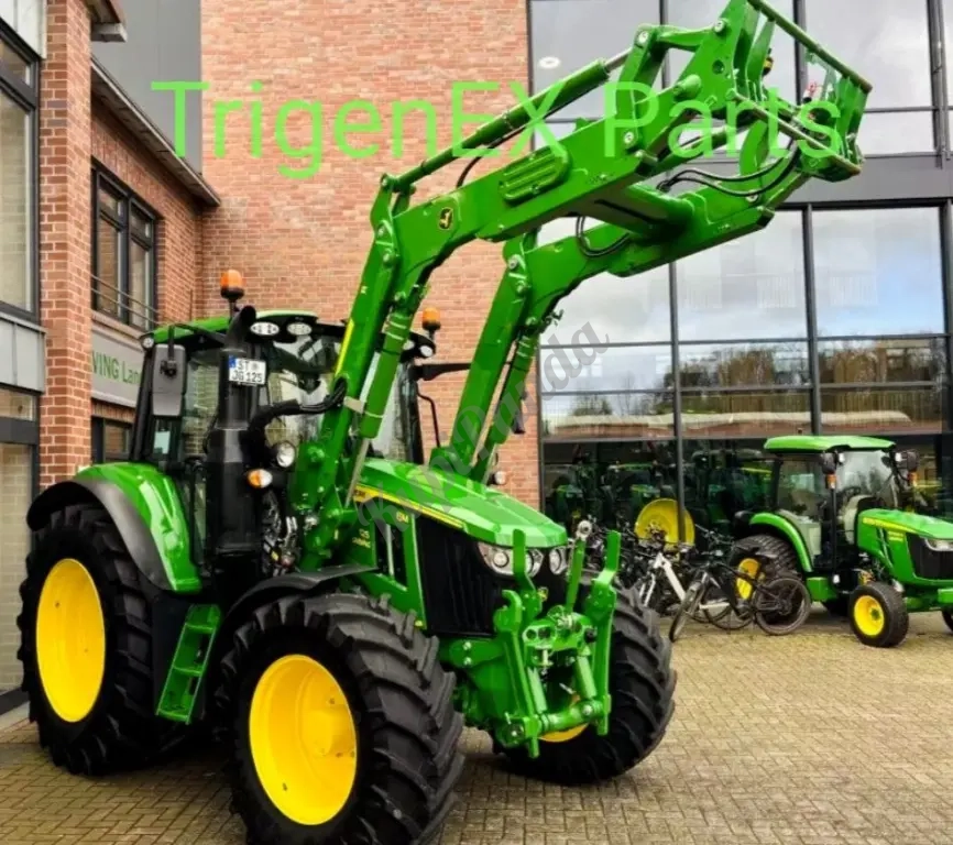 John Deere 6M125 + фронтальный погрузчик John Deere 623R