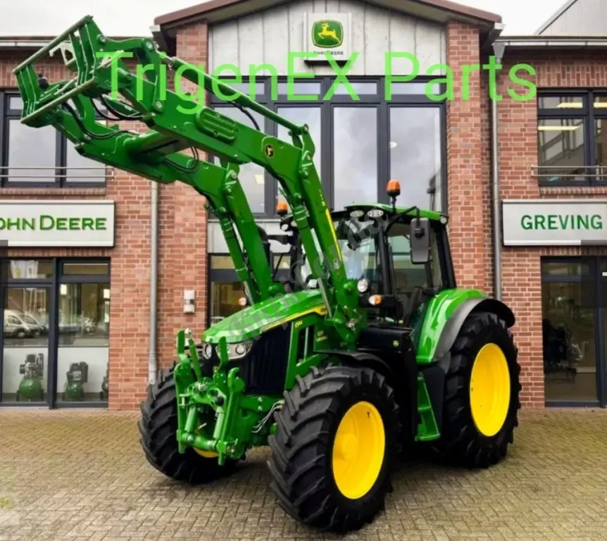 John Deere 6M125 + фронтальный погрузчик John Deere 623R