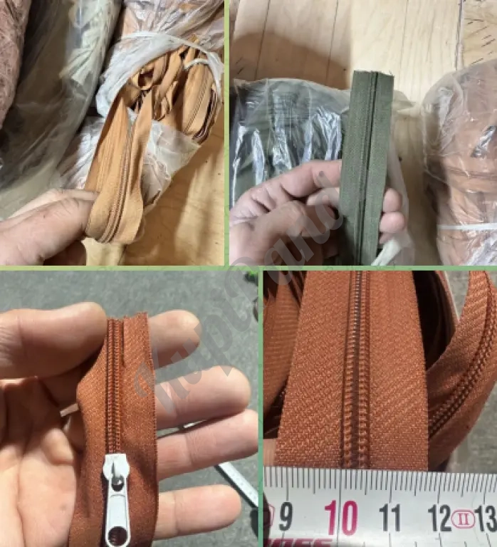 новые рулонные молнии окаемка