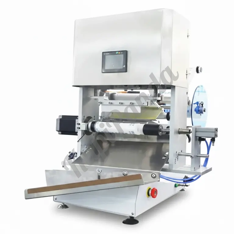 Полуавтоматическая настольная машина для нанесения этикеток на круглые бутылки ЭН00.13