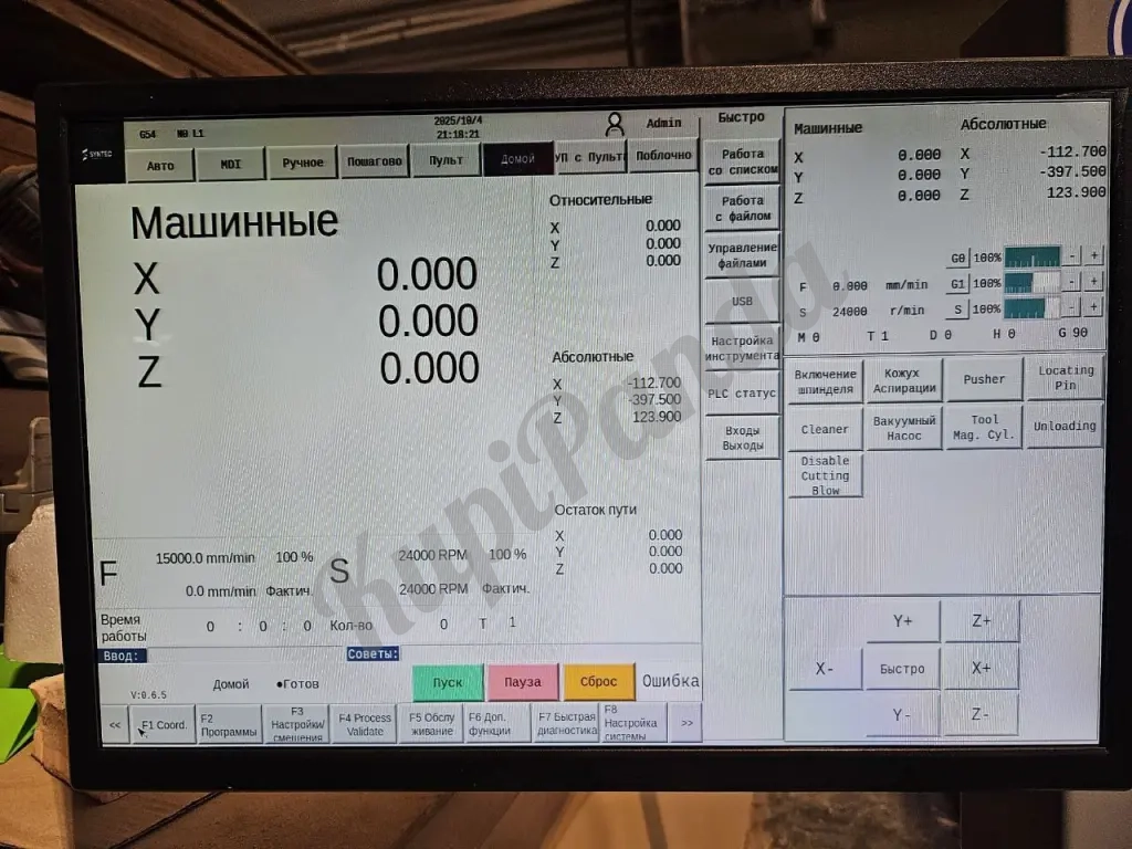 Фрезерный станок с ЧПУ