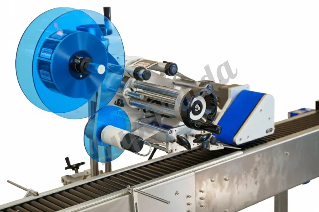 Автоматический этикетировщик ЭМ04.06 с вертикальной подачей 150 шт/мин