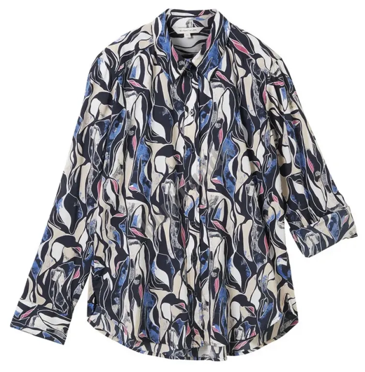 Блузка Tom Tailor Printed Collar