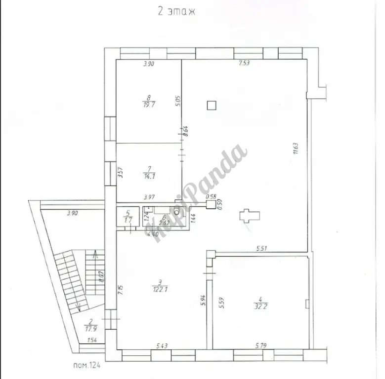 Офис 233м² с мебелью и отдельным входом