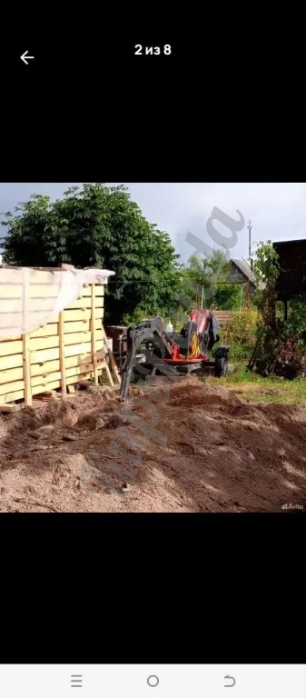 Мини экскаватор прицепной