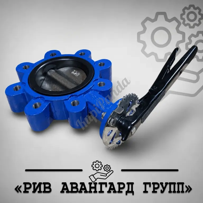Затвор дисковый QT450 с рукояткой