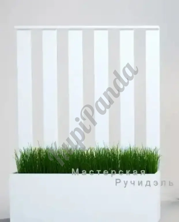 Мобильное кашпо с перегородкой