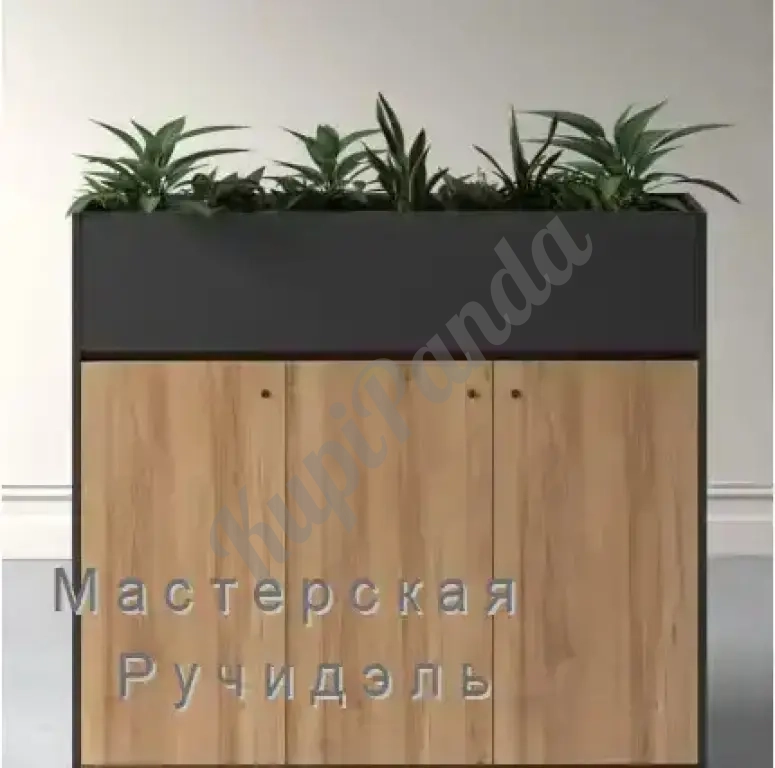 Офисные кашпо тумбы для зонирования