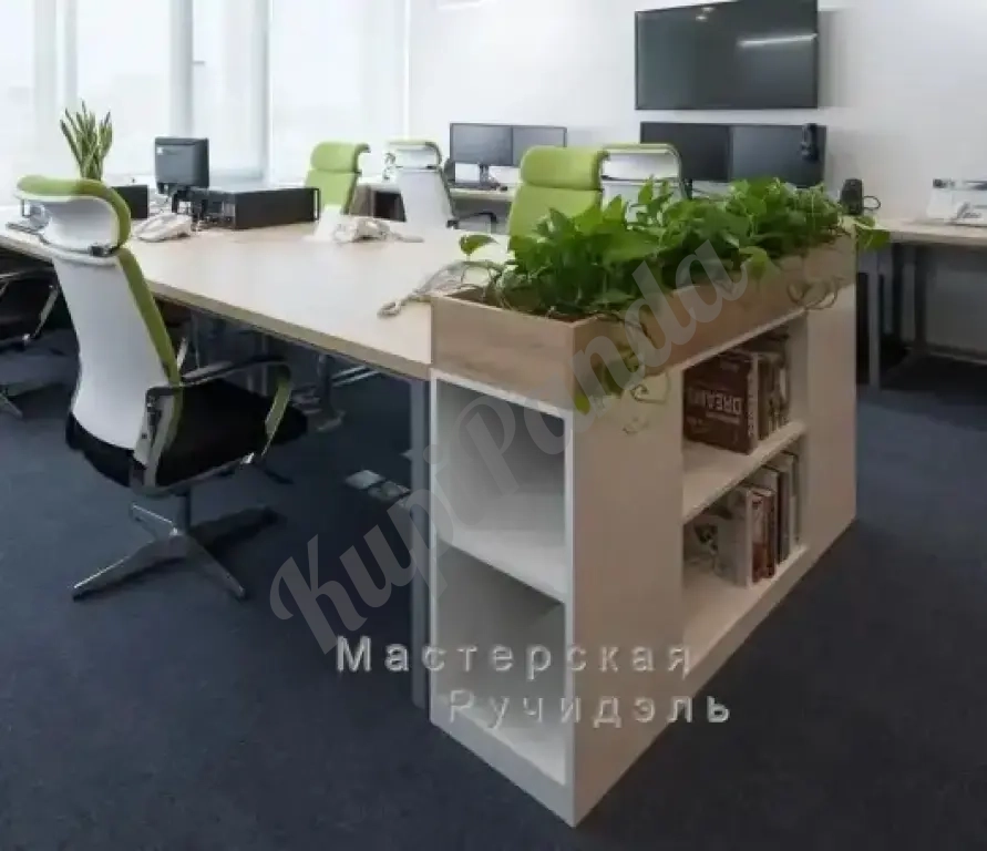 Офисные кашпо тумбы для зонирования