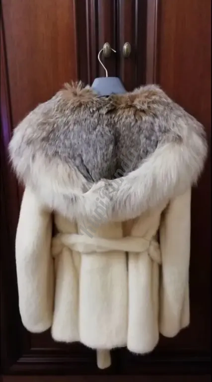 Норковая шуба, цельная