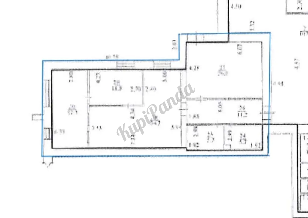 Офис с ремонтом и мебелью 120 м² 5 кабинетов