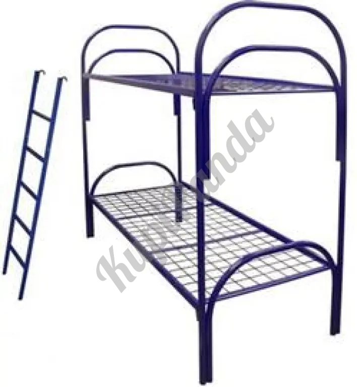 Металлические кровати двухъярусные, трехъярусные с лестницами