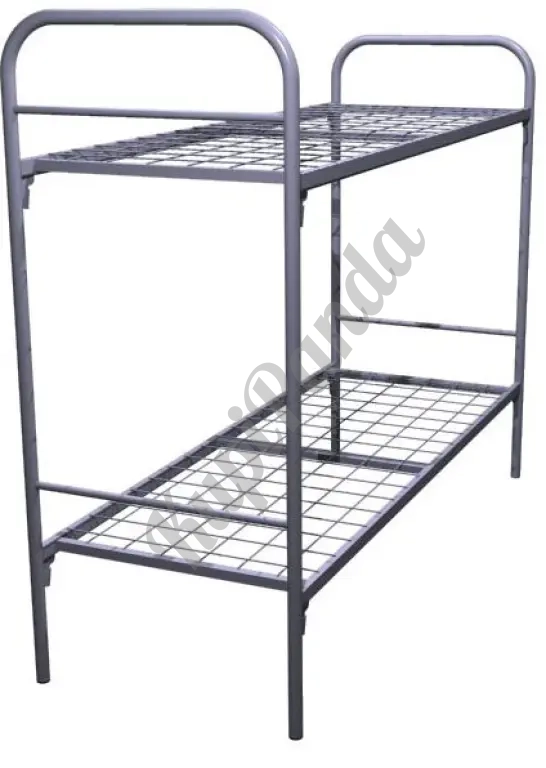 Металлические кровати двухъярусные, трехъярусные с лестницами