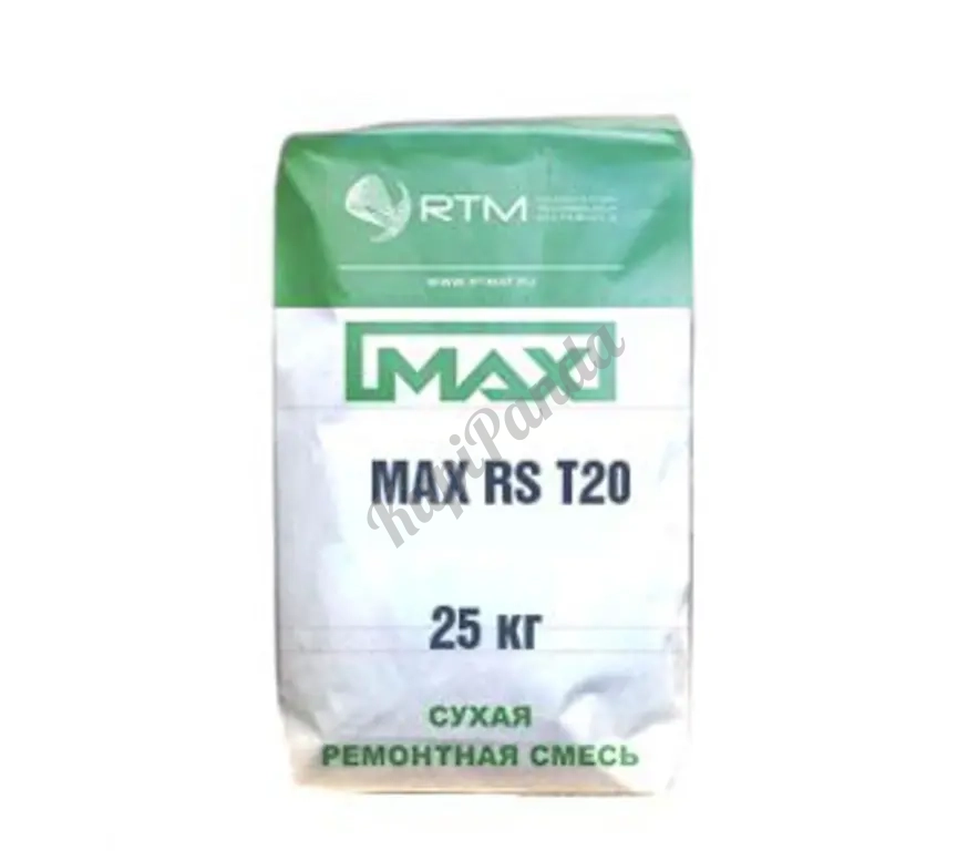MAX-RS-T30 смесь ремонтная безусадочная быстротвердеющая тиксотропная