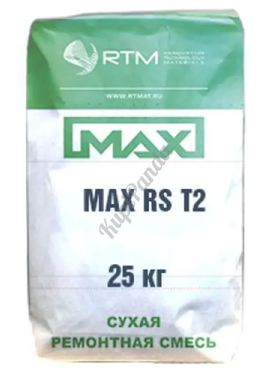 MAX-RS-T40 штукатурная тиксотропная ремонтная смесь, ремонт трещин