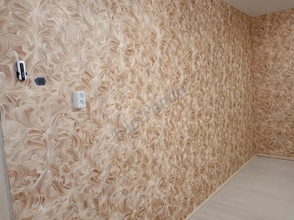 Поклейка обоев покраска кухни комнаты коридора