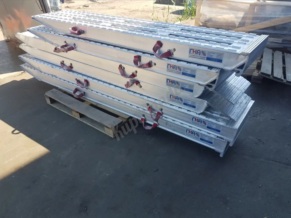 Аппарели алюминиевые от 5 до 60 тонн