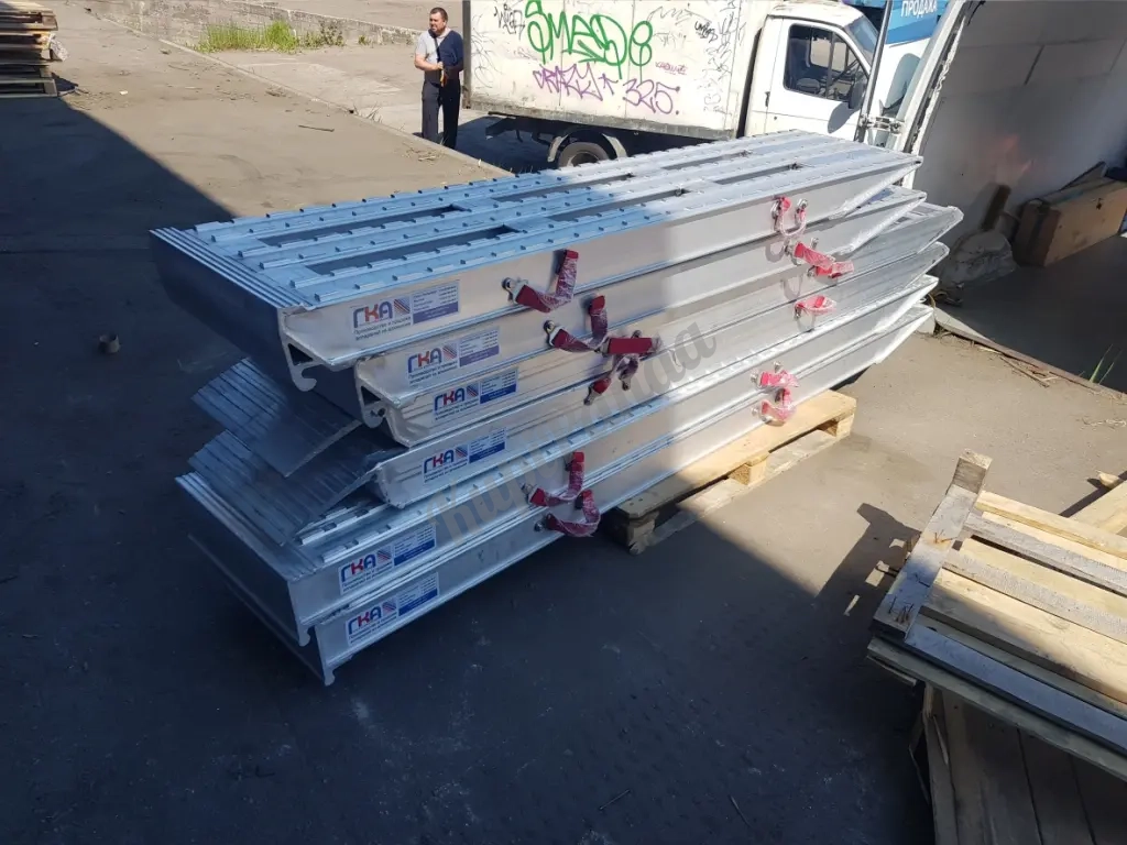 Аппарели алюминиевые от 5 до 60 тонн