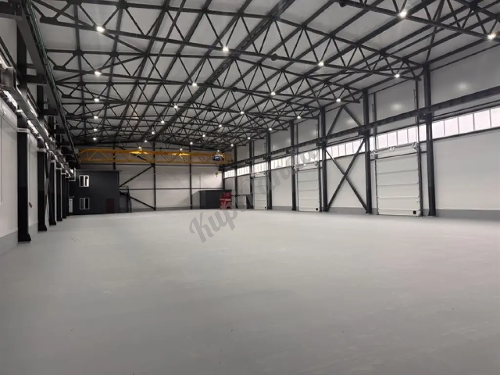 Аренда отапливаемого производственного помещения 1500 м² c кран-балкой на 10 т