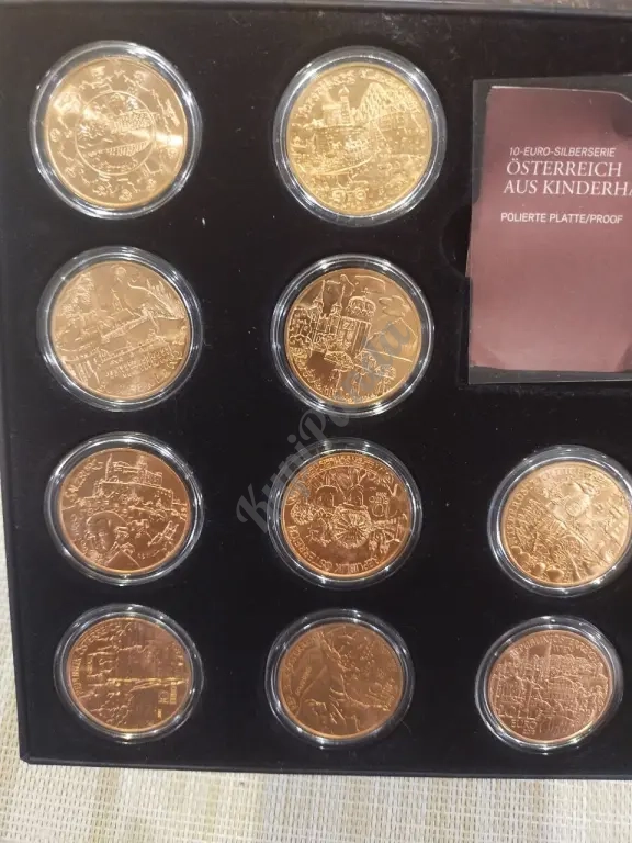 Монеты 10 евро серии «Федеральные земли Австрии»