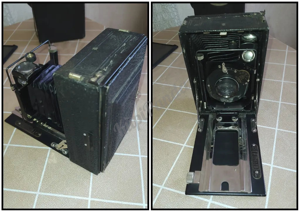 Ретро фотоаппарат из СССР "Фотокор 1"
