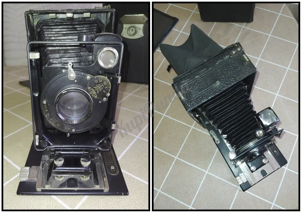 Ретро фотоаппарат из СССР "Фотокор 1"