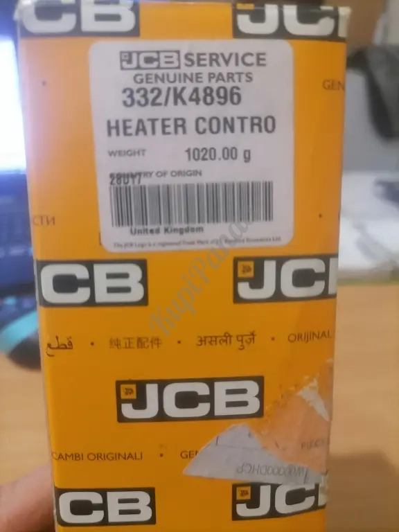 Панель климата JCB 332 K4896 новая