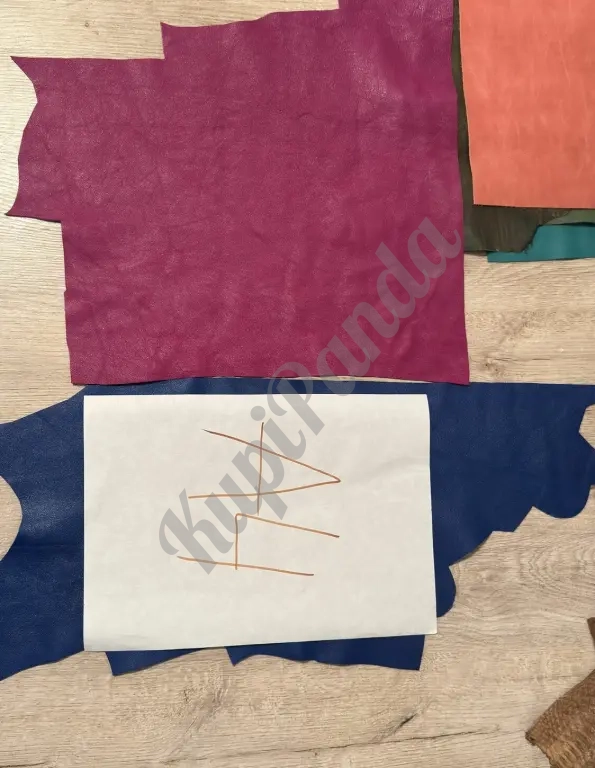 кожа натуральная - большой сет кожи - натуральный питон