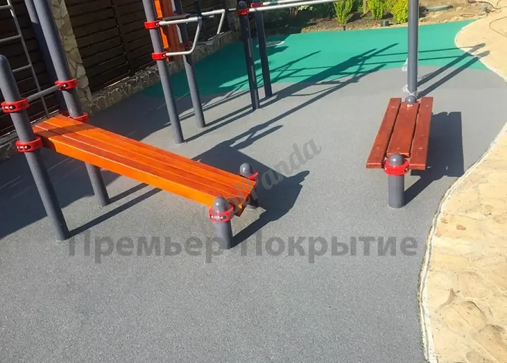 Резиновое покрытие для детских площадок