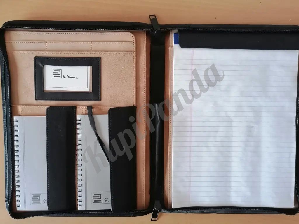 Папка для бумаг и документов, кожа