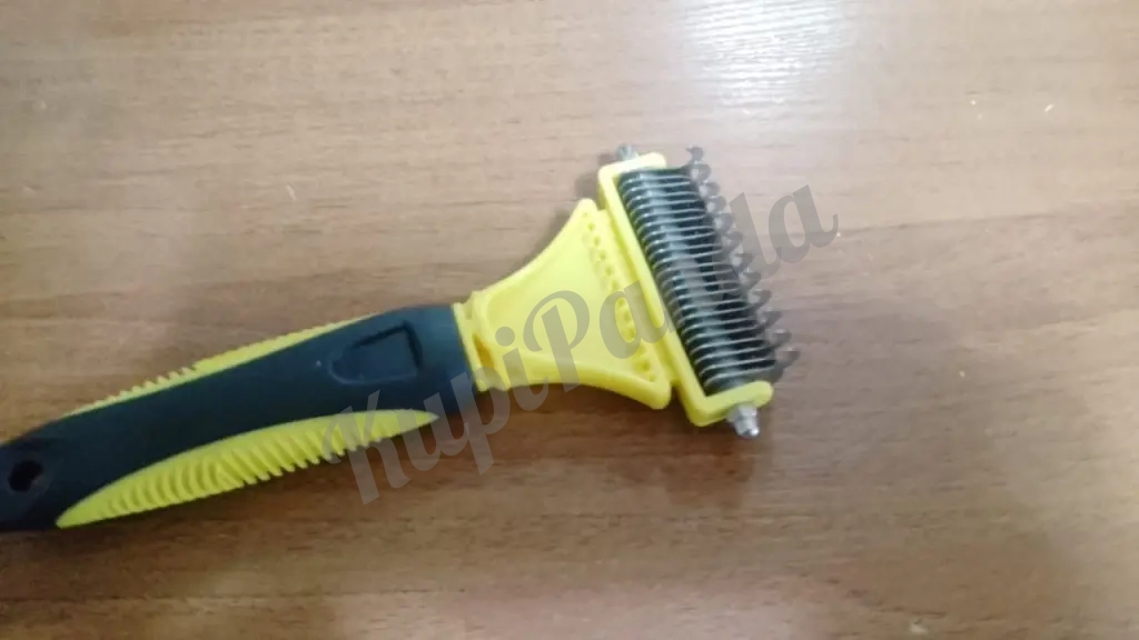 Двусторонняя щетка для собак и кошек из стали