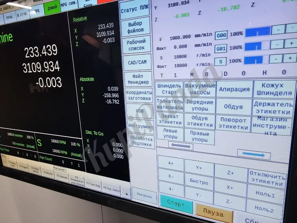 Фрезерный станок с чпу