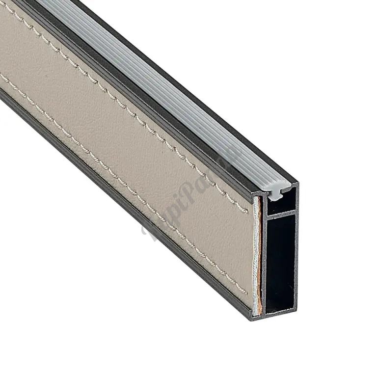 Штанга прямоугольная NAPPA с кожаной вставкой, длина 3000 мм