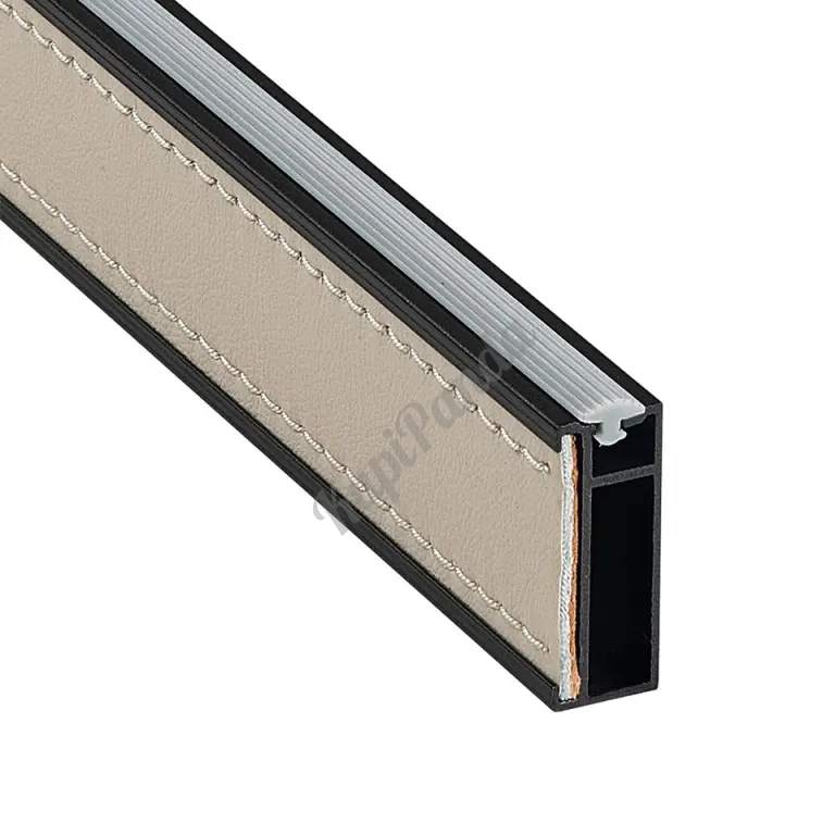 Штанга прямоугольная NAPPA с кожаной вставкой, длина 3000 мм