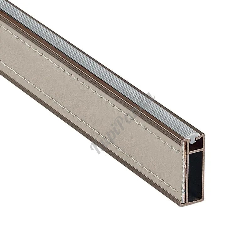 Штанга прямоугольная NAPPA с кожаной вставкой, длина 3000 мм