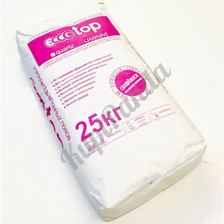 EccoTop. Упрочнитель поверхности бетонного пола с микрофиброй