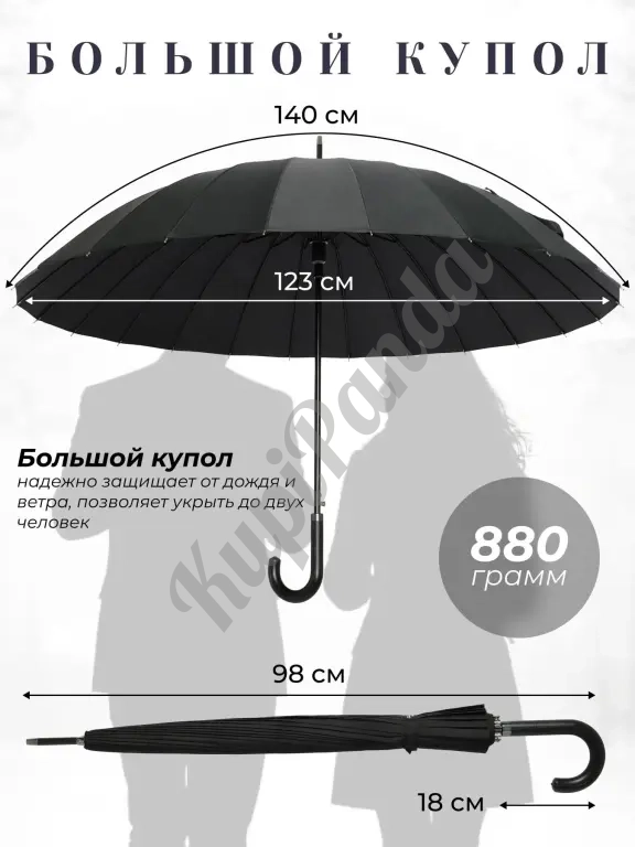 Зонт трость президентский