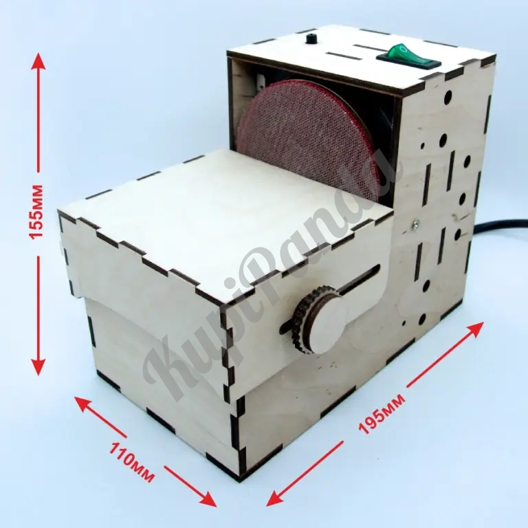 Мини шлифовальный DIY-станок для небольших заготовок и изделий