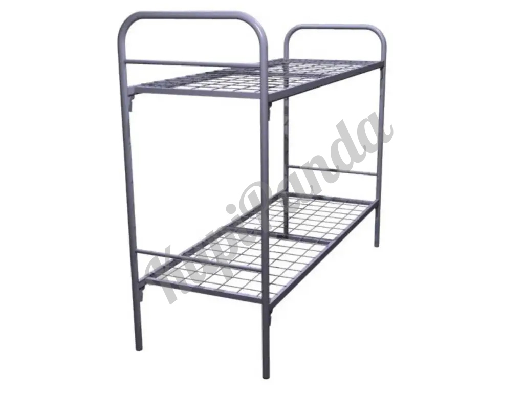 В лагеря, пансионаты и санатории металлические кровати